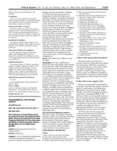 The Treatment of Data Influenced by Exceptional Events (Exceptional Event Rule): Revised Exceptional Event Data Flagging Submittal and Documentation Schedule for Monitoring Data Used in Designations for the 2008 Ozone NA