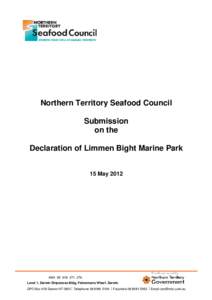 [removed]NTSC submission Limmen Bight Marine Park FINAL