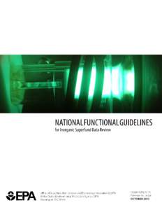 National Functional Guidelines for Inorganic Superfund Data Review