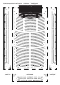 Historische Stadthalle Wuppertal, Großer Saal / Seating plan Small stage 3  2