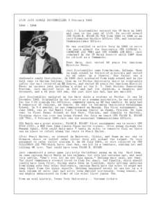 LTJG JACK ARNOLD DRUCKEMILLER 3 February[removed] Jack A. Druckemiller entered the US Navy in 1941 and rose to the rank of LTJG. He served aboard USS FRANK E. EVANS DD 754 from 1945 to 1946 as an Anti-Submarine W