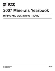 3-Mining and Quarrying Trends.indd