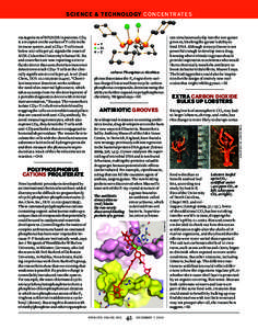 science & technology Concentrates  Polyphosphorus Cations Proliferate Novel synthetic procedures developed by an international chemical team have added