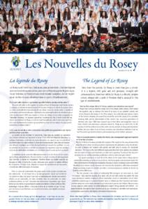 Les Nouvelles du Rosey Novembre 2014 n°34 La légende du Rosey  The Legend of Le Rosey