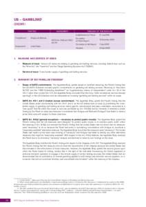 WTO Dispute Settlement: One-Page Case Summaries – 1995–2012