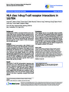 Rive et al. Clinical and Translational Allergy 2014, 4(Suppl 3):P2 http://www.ctajournal.com/content/4/S3/P2 POSTER PRESENTATION  Open Access