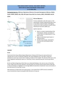 FINAL REPORT, pdf, TANA NORTH DISTRICT KIRA MISSION REPORT_APRIL2013