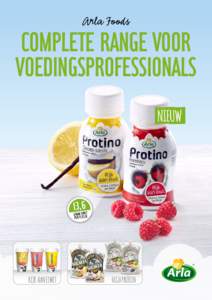 Arla Foods  COMPLETE RANGE VOOR VOEDINGSPROFESSIONALS NIEUW