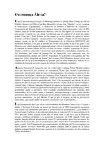 On comença Àfrica? Camí d’un exili forçat i forçós, el diumenge arribava a Alforja (Baix Camp) la colla de Diables i Bruixes del Riberal de Bao (Rosselló) i el seu drac “Hamlet”, on els va donar la benvingud