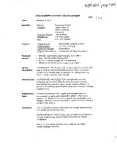 Food and Drug Administration / Medical equipment / Food law / Medical technology / Pharmaceuticals policy / Premarket approval / Medical device / Center for Devices and Radiological Health / Federal Food /  Drug /  and Cosmetic Act / Medicine / Technology / Health