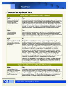 Mathematics education / Common Core State Standards Initiative / No Child Left Behind Act / Curriculum / Victorian Essential Learning Standards / National Council of Teachers of Mathematics / Standards-based education reform / Education / Education reform / Standards-based education