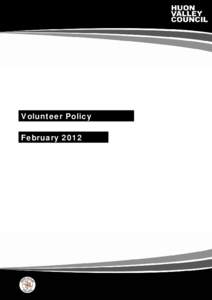 Microsoft Word - Volunteer Policy Feb 2012.doc