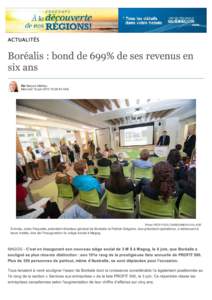 Boréalis _ bond de 699% ...s _ Le Journal de Magog