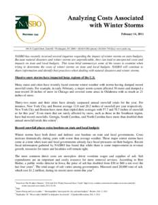 Microsoft Word - Analyzing Costs of Winter Storms.doc