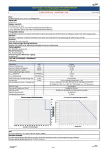 E Tender Procedure H-Gas-Storage capacity of EWE GASSPEICHER GmbH Products and product-parameter UGS Rüdersdorf -NON BINDING  INFORMATION-