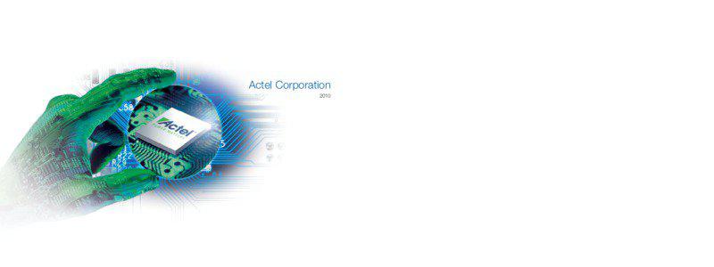 Actel Corporation 2010