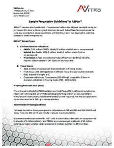 AbVitro,	
  Inc.	
   27	
  Drydock	
  Ave,	
  6th	
  floor	
   Boston,	
  MA,	
  02210	
   www.AbVitro.com	
    	
  