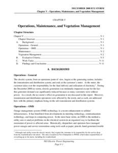 Microsoft Word - Chapter 5 - Operations, Maintenance and Vegetation Managem…