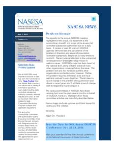 NASCSA NEWS July 7, 2014 Contact Us NASCSA  72 Brook Street