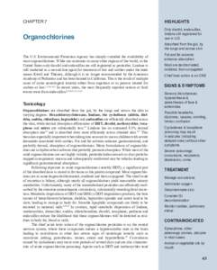 Chemistry / Dieldrin / Lindane / Endosulfan / Dicofol / Pesticide / Hexachlorocyclopentadiene / Organochloride / Organophosphate / Endocrine disruptors / Environment / Medicine