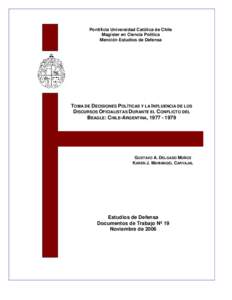 Pontificia Universidad Católica de Chile Magíster en Ciencia Política Mención Estudios de Defensa ÐÏ à¡± á >