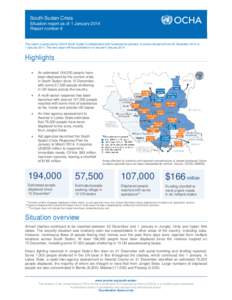 Microsoft Word - South Sudan crisis - situation update 6_as of 1 January (final)