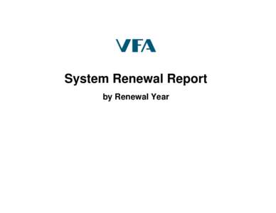 System Renewal Report by Renewal Year System Renewal Report by Renewal Year Institution: Kentucky Community and Technical Colleges