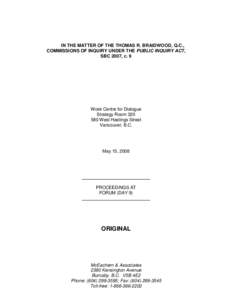 Technology / Royal Canadian Mounted Police / Ujjal Dosanjh / Robert Dziekański Taser incident / Braidwood Inquiry / Taser / Law enforcement / Security