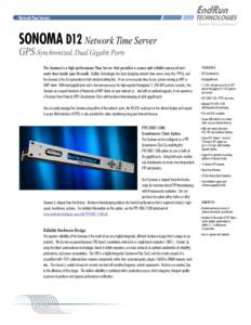Network Time Servers 