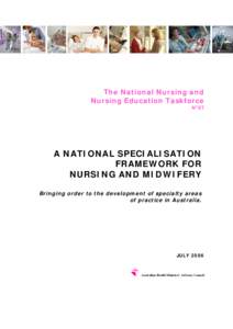 A National Specialisation Framework for Nursing & Midwifery