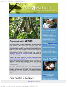 email : Webview : Conservation is About Making Connections