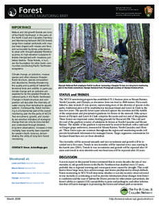 Forest  National Park Service U.S. Department of the Interior  RESOURCE MONITORING BRIEF