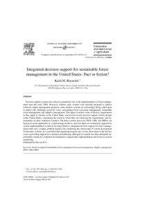 Ecosystem Management Decision Support / Ecosystem management / Adaptive management / Decision support system / Sustainable forest management / Natural resource management / Ecosystem / Forest Stewardship Council / Ecosystem-based management / Environment / Earth / Sustainability