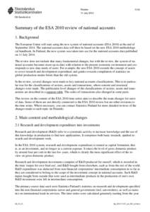 Econometrics / Gross domestic product / Measures of national income and output / Intermediate consumption / Operating surplus / Output / Consumer price index / Value added / Import / National accounts / Macroeconomics / Statistics