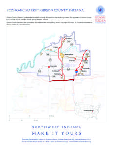 56 INDIANA ECONOMIC MARKET: GIBSON COUNTY, Hazleton CS X