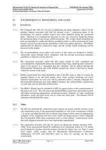 Infrastructural Works for Housing Development at Telegraph Bay Engineering Feasibility Study Environmental Impact Assessment –Final EIA Report TDD HKI&Is Development Office Agreement no CE 92/97