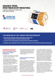 Smoke Free Partnership briefing Tobacco Products Directive Fact not Fiction