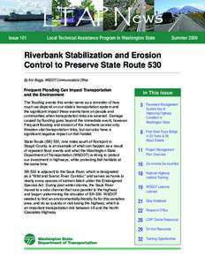 LTAP News Issue 101 Local Technical Assistance Program in Washington State	  Summer 2009