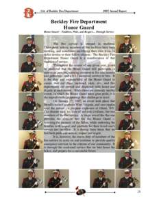 City of Beckley Fire Department[removed]Annual Report Beckley Fire Department Honor Guard