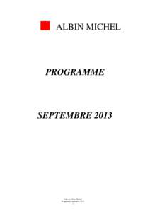 Microsoft WordProgramme septembre 2013