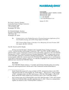 Commodity Futures Trading Commission / Economy of the United States / NASDAQ OMX Group / NASDAQ / Futures contract / New York City / Economy of New York / First Issues Collectors Club / U.S. Securities and Exchange Commission / OMX