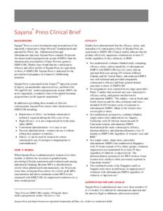 Sayana Press Clinical Brief