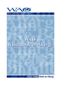 WORLD ALLERGY ORGANIZATION  WAO