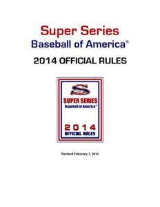 Super Series Baseball of America ®  R