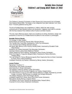 Microsoft Word - Storylines Notable Books List 2002.doc