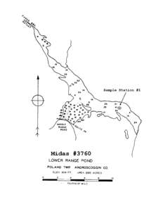 LOWER RANGE POND Poland Twp., Androscoggin Co. U.S.G.S. Minot & Mechanic Falls, Me. (7.5’) Fishes Brown trout Rainbow smelt