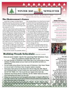 WINTER[removed]NEWSLETTER 1604 Esmeralda Ave, Ste 101, Minden, NV[removed]Phone[removed]Fax[removed]