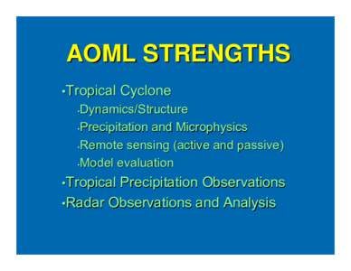 Spaceflight / Tropical Rainfall Measuring Mission / Earth / Hydrology / Meteorology / Precipitation / Rain