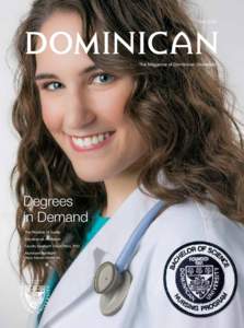FallThe Magazine of Dominican University Degrees in Demand