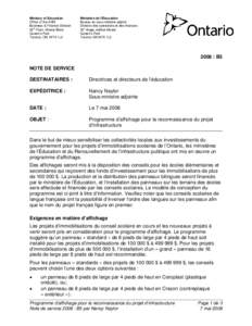 Microsoft Word - B5-ETT2008[removed]Infrastructure Project FRENCH.doc